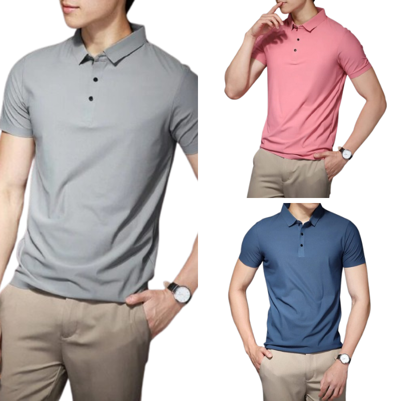 (Compre 1 Leve 3) Camiseta Masculina Anti Amassado, Anti Odor e Ultra Confortável