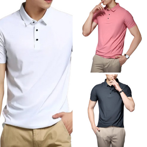 (Compre 1 Leve 3) Camiseta Masculina Anti Amassado, Anti Odor e Ultra Confortável